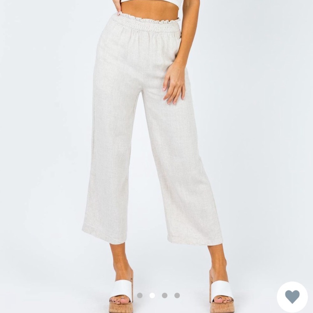 Princess Polly zena pants in beige us size 4